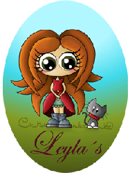 Imagen para la cabecera de la sección de ilustración. Logo Leyla´s. Diseñado por Leire González.
